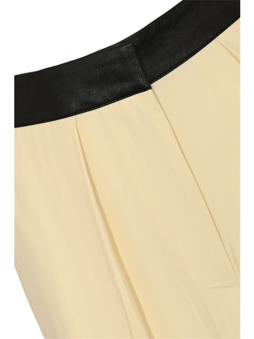 Pantalone Mavis in misto viscosa Liviana Conti | F5WS44A10-2